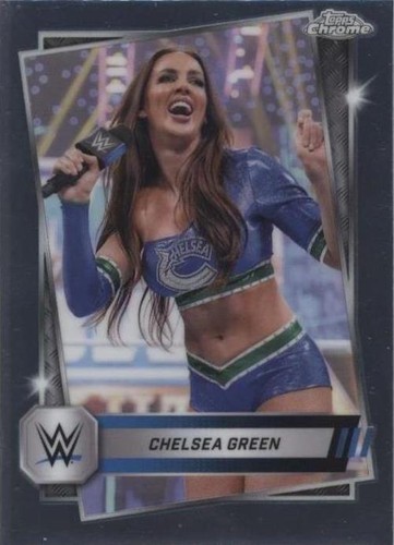EARTHページ 2025 Topps Chrome WWE Blue Geometric Refractor /99 Chelsea