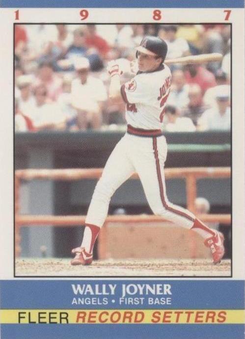 Fleer Baseball Record Setters 1987 - Wally Joyner #17