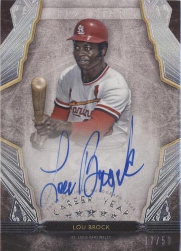 2018 Topps Five Star - Lou Brock #CRA-LB