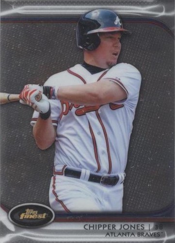 2012 Topps Finest - Chipper Jones #58