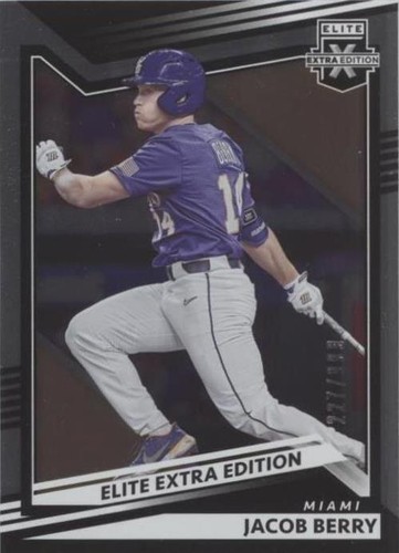 2022 Panini Elite Extra Edition - Jacob Berry #6