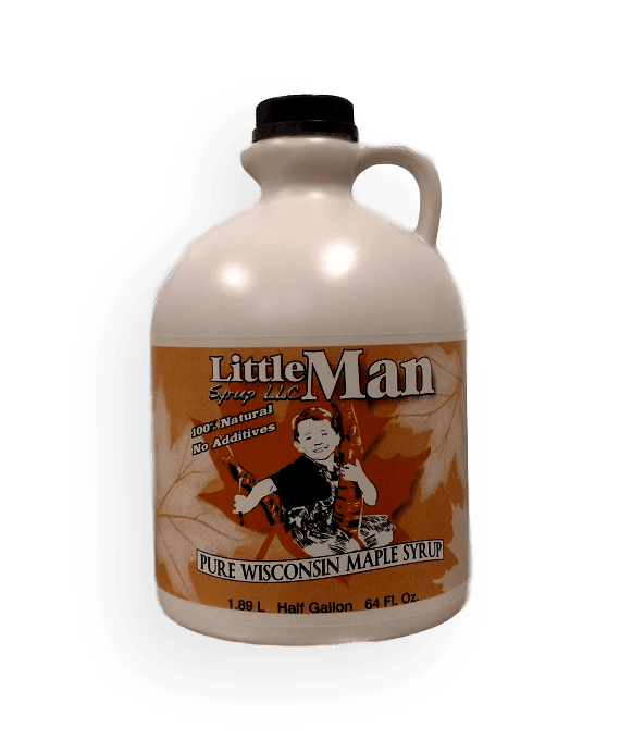 100% Pure Wisconsin Maple Syrup Grade A Amber Rich/Medium Amber Half Gallon