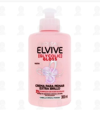 L Oréal elvive gloss crema para peinar extra brillo 300 ML