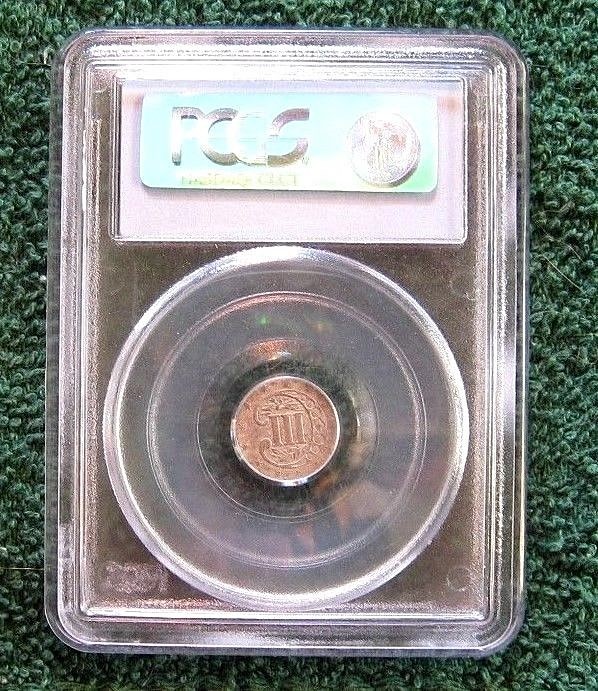 1856 3 cent silver .... PCGS 64....Rare Grade...Below PCGS Book Value