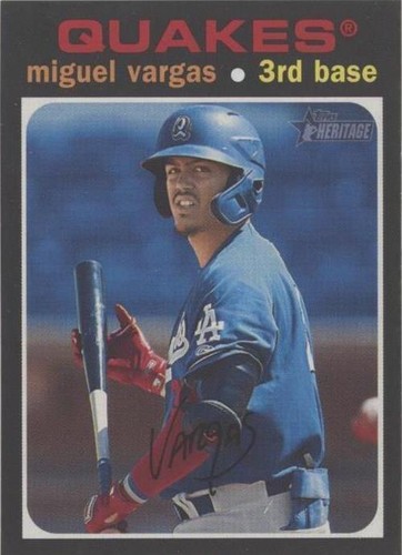 2020 Topps Heritage Minor League Edition - Miguel Vargas #96