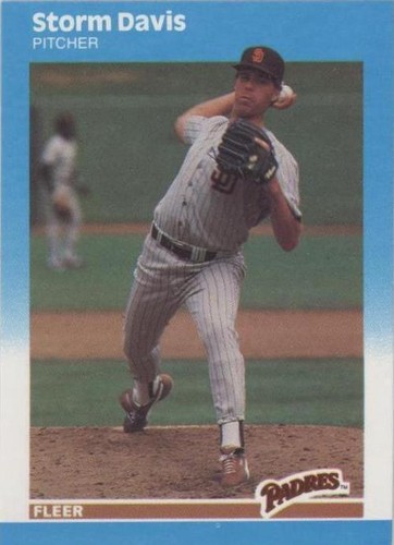 1987 Fleer Update - Storm Davis #U-22