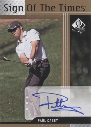 2012 SP Authentic - Paul Casey #ST-PC