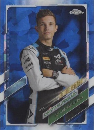 2021 Topps Chrome Sapphire Edition Formula 1 - Christian Lundgaard #79
