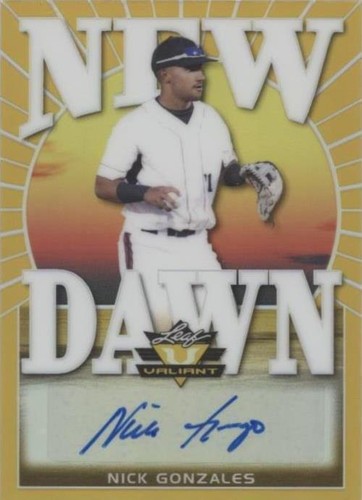 2020 Leaf Valiant - Nick Gonzales #ND-NG1