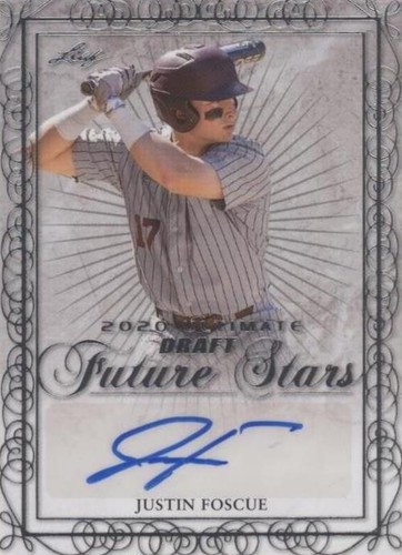 2020 Leaf Ultimate Draft - Justin Foscue #FS-JF1