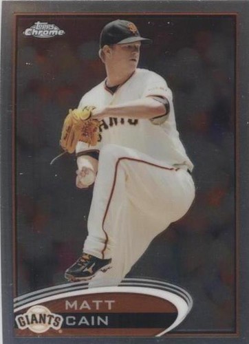 2012 Topps Chrome - Matt Cain #48