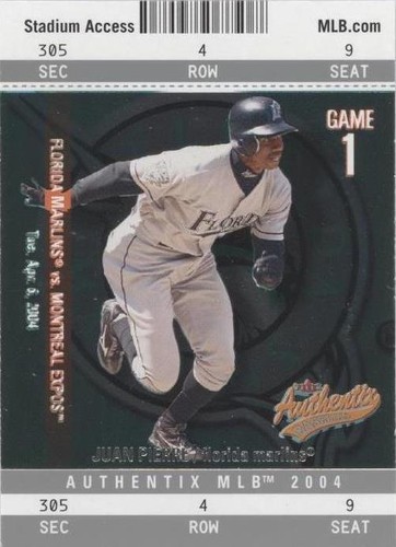 2004 Fleer Authentix - Juan Pierre #81