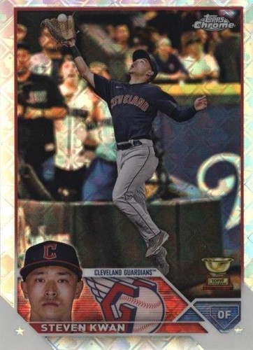 2023 Topps Chrome Logofractor Edition - Steven Kwan #107