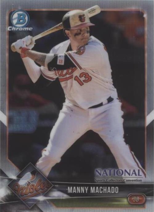 2018 Bowman Chrome National Convention - Manny Machado #BNR-MM