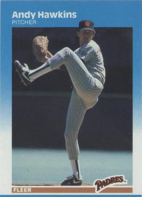 Fleer 1987 - Andy Hawkins #417