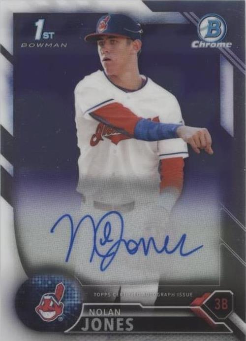 Bowman Draft 2016 - Nolan Jones #CDA-NJ