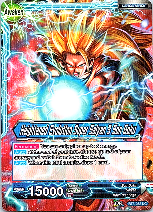 Heightened Evolution Super Saiyan 3 Son Goku BT3-032 UC Dragon