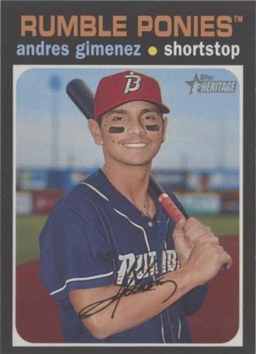 2020 Topps Heritage Minor League Edition - Andres Gimenez #57