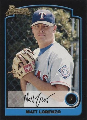 2003 Bowman Draft Picks & Prospects - Matt Lorenzo #BDP69