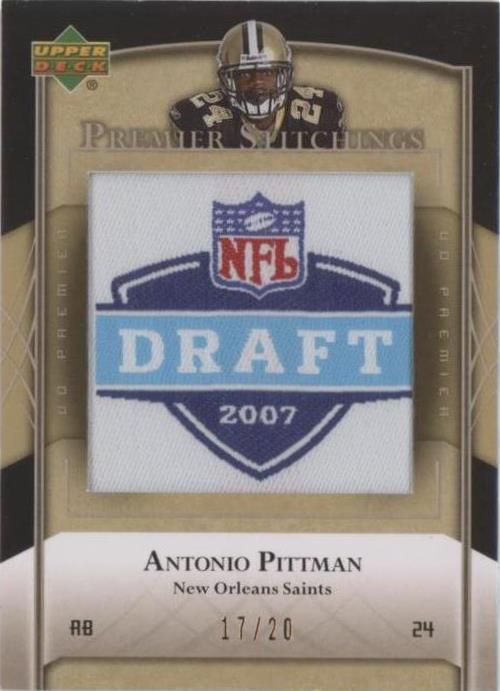 2007 UD Premier Antonio Pittman #PS-4