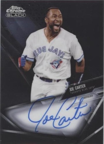 2021 Topps Chrome Black - Joe Carter #CBA-JC