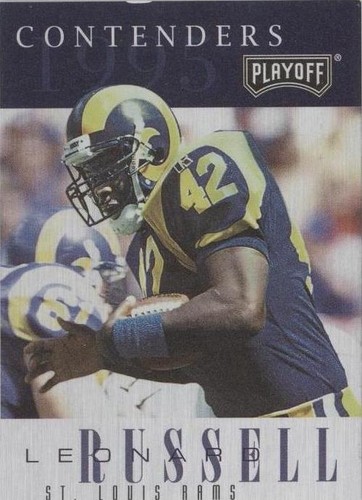 1995 Playoff Contenders Leonard Russell #58