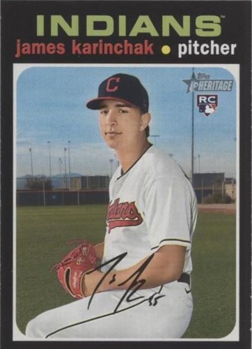 2020 Topps Heritage High Number - James Karinchak #504