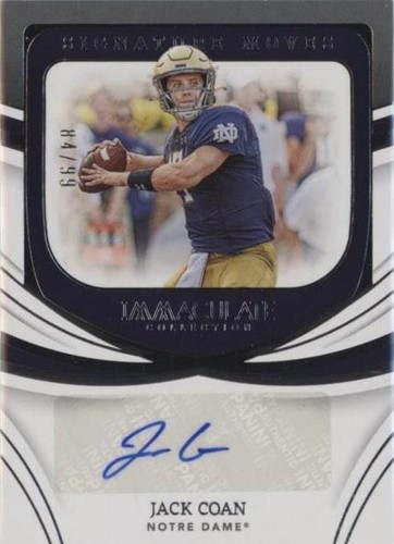 2022 Panini Immaculate Collection Collegiate Jack Coan #SM-JCO