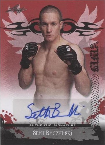 2010 Leaf MMA - Seth Baczynski #AU-SB1