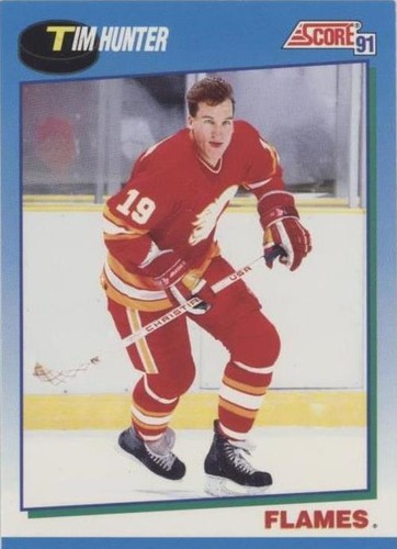 1991-92 Score Canadian - Tim Hunter #537