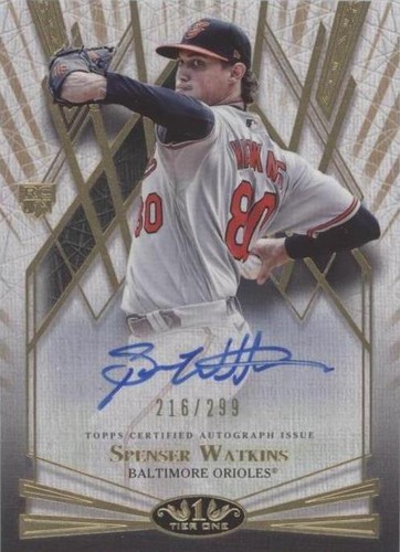 2022 Topps Tier One - Spenser Watkins #BOA-SW