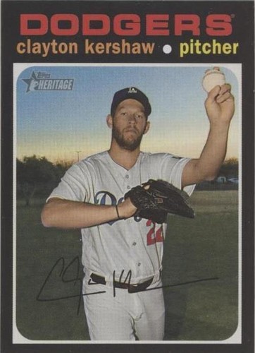 2020 Topps Heritage - Clayton Kershaw #385