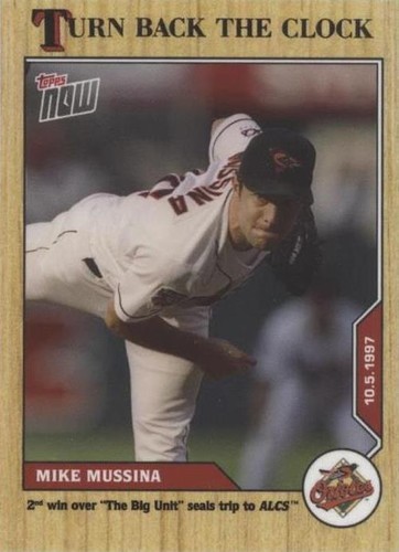 2020 Topps Now Turn Back the Clock - Mike Mussina #189