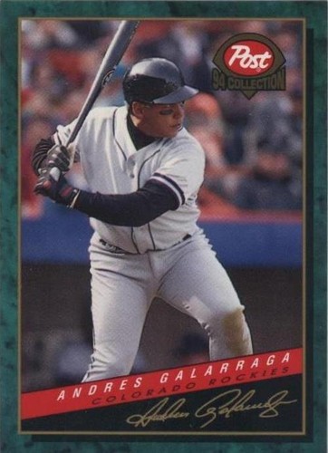 1994 Post Collection - Andres Galarraga #23