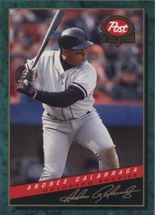 1994 Post Collection - Andres Galarraga #23