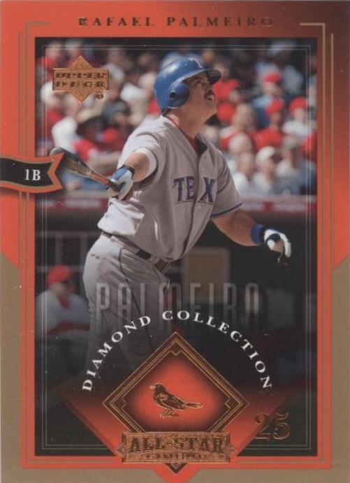 2004 Upper Deck Diamond Collection All-Star Lineup - Rafael Palmeiro #87