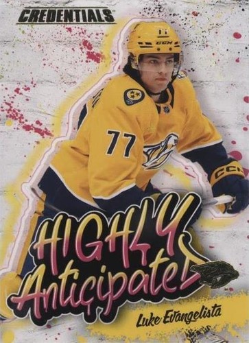 2023-24 Upper Deck Credentials - Luke Evangelista #HA-38