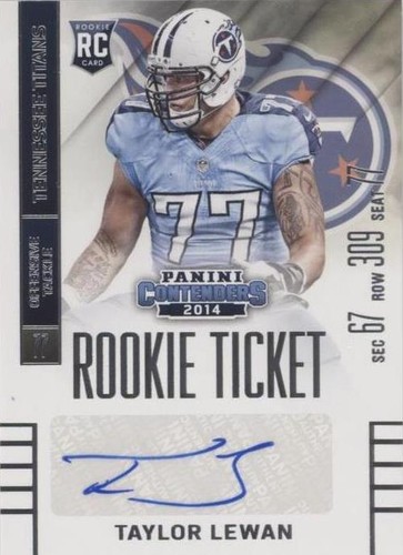 2014 Panini Contenders Taylor Lewan #177