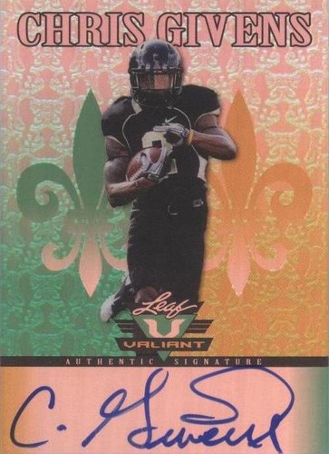 2012 Leaf Valiant Chris Givens #CG1