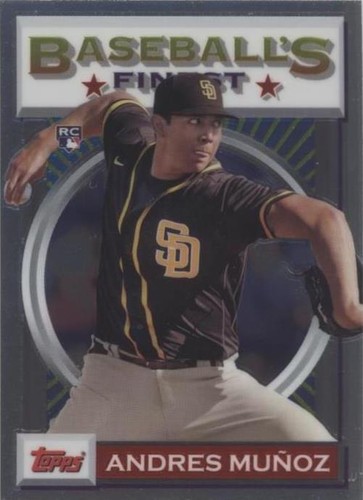 2020 Topps Finest Flashbacks - Andres Munoz #160