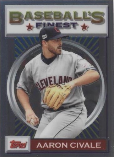 2020 Topps Finest Flashbacks - Aaron Civale #46