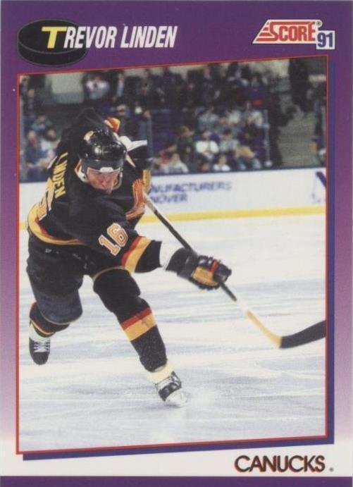 1991-92 Score American - Trevor Linden #8