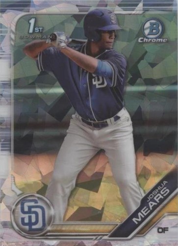 2019 Bowman Chrome Draft Sapphire Edition - Joshua Mears #BDC-180