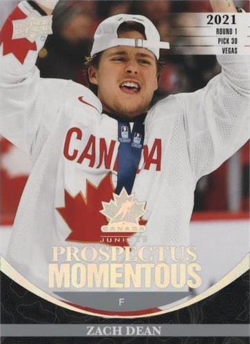 Ｊ.ディーン 2023 Team Canada Juniors Zach Dean Prospectus Momentous /549