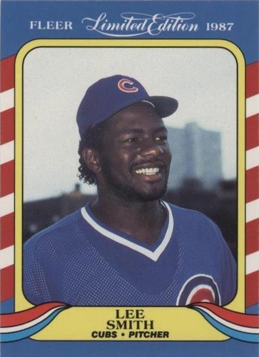 1987 Fleer Limited Edition Baseball Superstars - Lee Smith #39