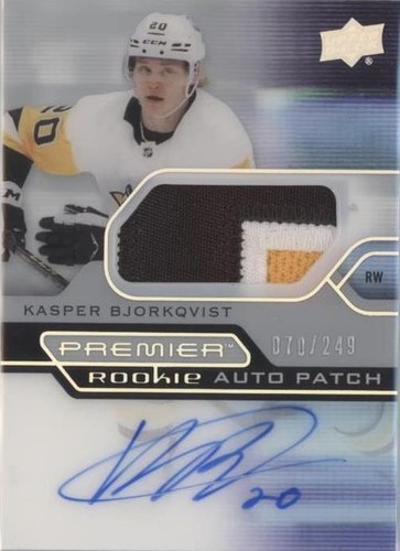2021-22 Upper Deck Premier - Kasper Bjorkqvist #AR-KB