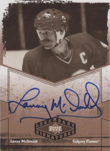 2004-05 Upper Deck Legendary Signatures - Lanny McDonald #LM