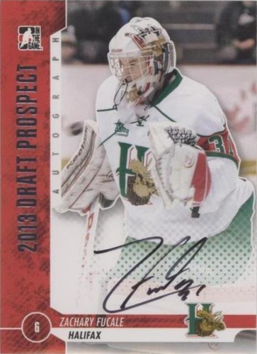 2013 In the Game Draft Prospects - Zachary Fucale #A-ZF