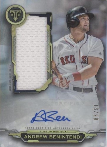 2019 Topps Triple Threads - Andrew Benintendi #AUJR-ABE
