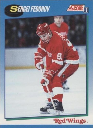 1991-92 Score Canadian - Sergei Fedorov #470